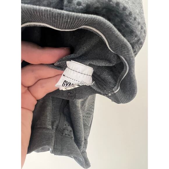 Gymshark Vital Seamless Gray Athletic Shorts - Picture 5 of 8